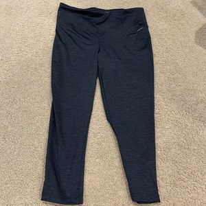 Jockey grey cropped capri leggings